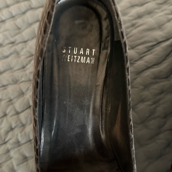 Stuart Weitzman grey wedge pumps - Picture 3 of 4